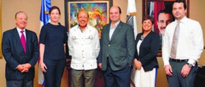 Antonio Ramos, presidente de la ONEC, se reunio con Temístocles Montás, ministro de Industria y Comercio: